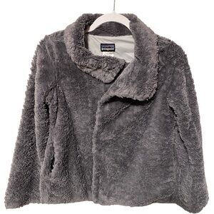 Patagonia Women’s Gray Faux-Fur Jacket